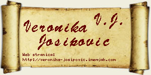 Veronika Josipović vizit kartica